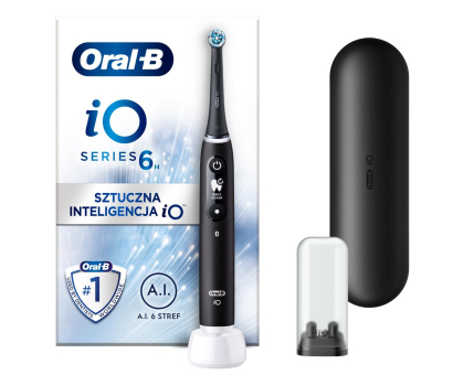 Szczoteczka elektryczna Oral-B Szczoteczka magnetyczna iO6 (czarna)